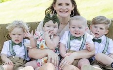 After giving birth to two sets of twins within two years, a 21-year-old woman becomes a single parent of four children.