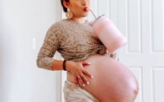 How Many Babies Does She Appear to Be Carrying? People were shocked to learn how much her enormous baby bump weighed.