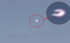 A boomerang-shaped UFO has been spotted in France traveling quickly