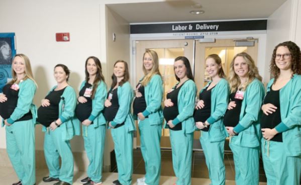 What Happened When Nine Labor Nurses At The Same Hospital Were All