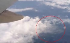 A aircraft passenger captures a fleet of UFOs over Taiwan