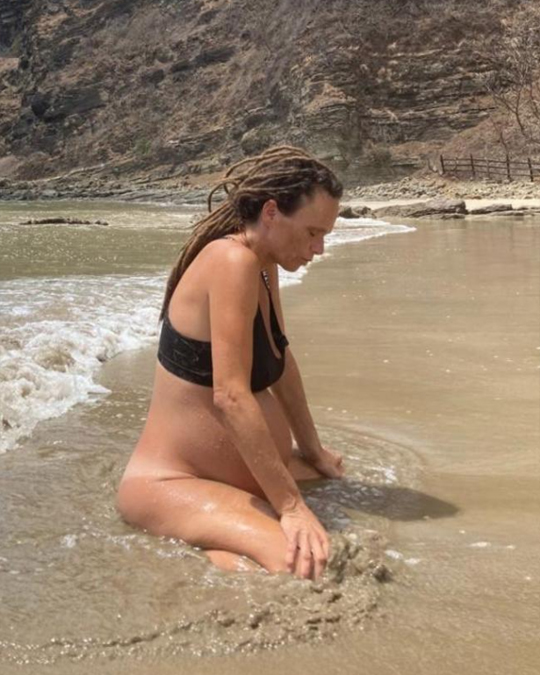 Mum Welcomes Son In; Free Birth; In The Ocean; But Some Think It's Not; sanitary